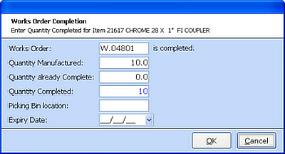 wo complete